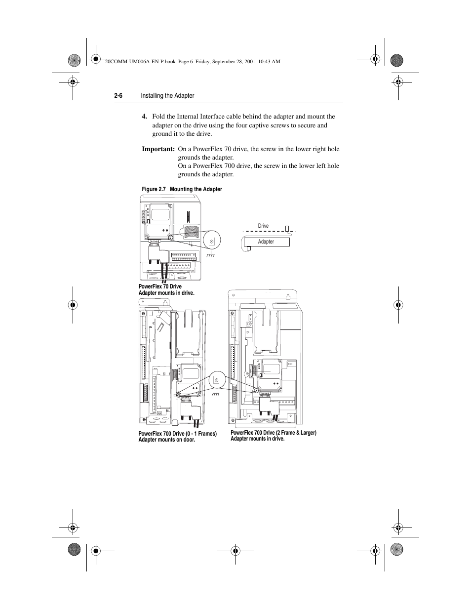 Figure 2.7 | Rockwell Automation 20-COMM-P Profibus Adapter User Manual | Page 20 / 117