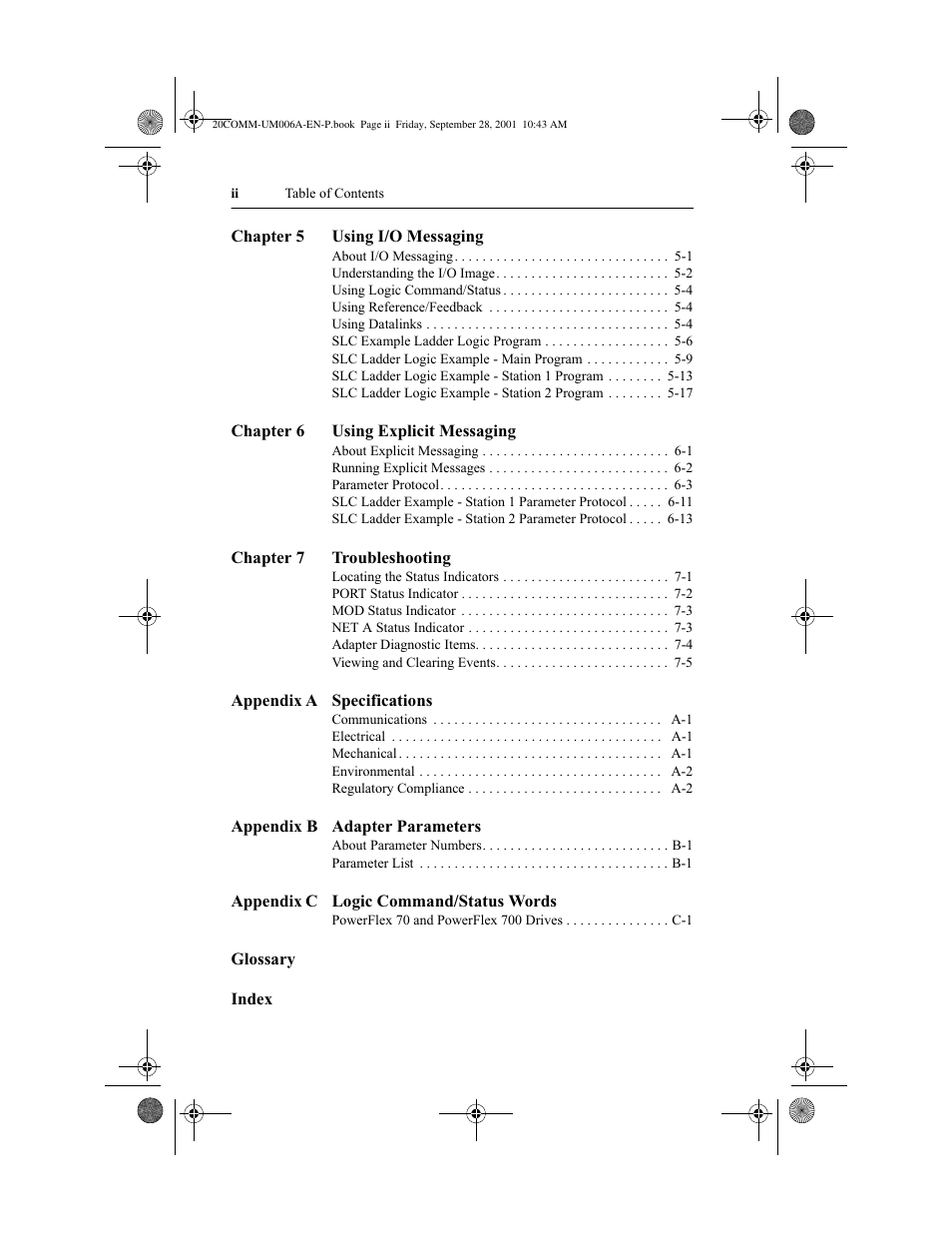 Rockwell Automation 20-COMM-P Profibus Adapter User Manual | Page 4 / 117