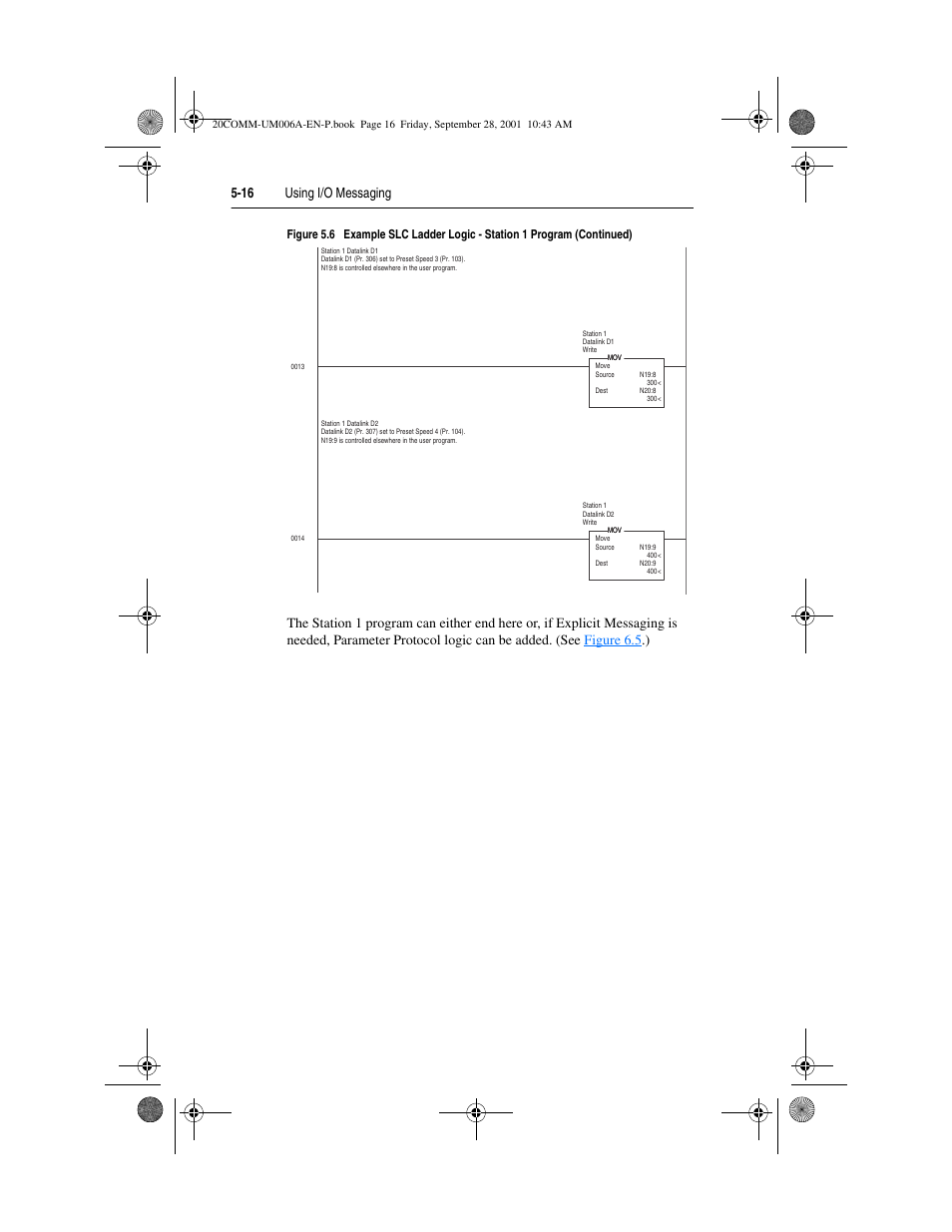 16 using i/o messaging | Rockwell Automation 20-COMM-P Profibus Adapter User Manual | Page 66 / 117