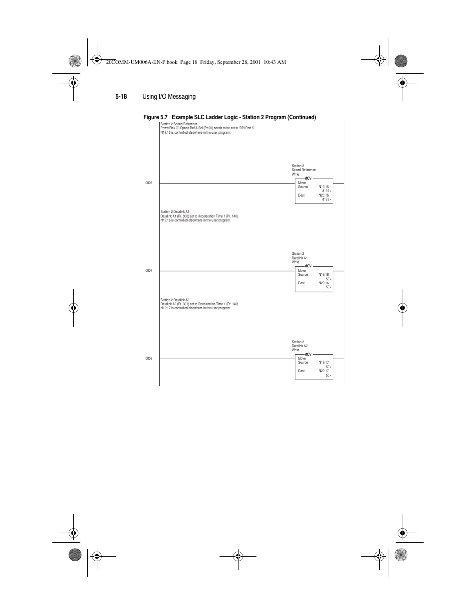 18 using i/o messaging | Rockwell Automation 20-COMM-P Profibus Adapter User Manual | Page 68 / 117