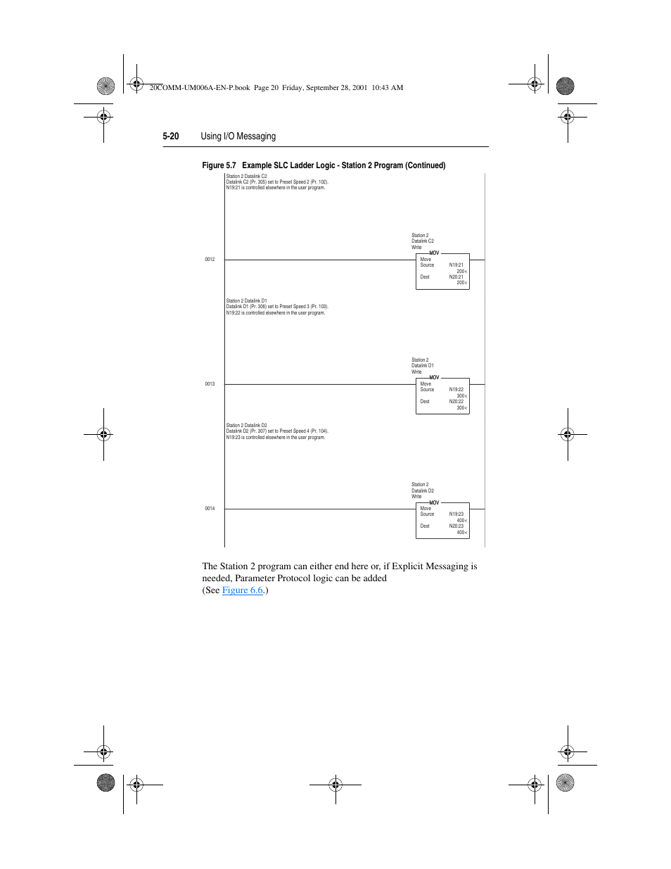 20 using i/o messaging | Rockwell Automation 20-COMM-P Profibus Adapter User Manual | Page 70 / 117