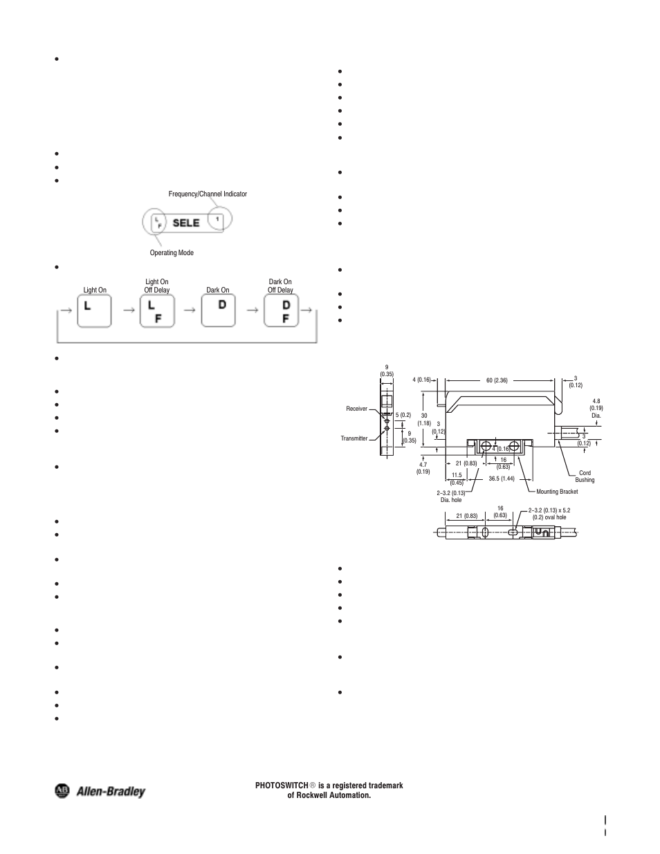Rockwell Automation 45FVL Digital Self-Teaching Fiber Optic User Manual | Page 4 / 4