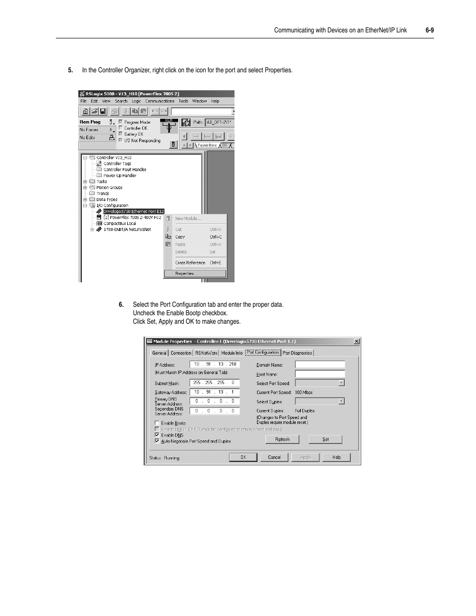 Rockwell Automation 5730 DriveLogix5730 Controller for PowerFlex 700S Drives with Phase II Control User Manual | Page 113 / 217