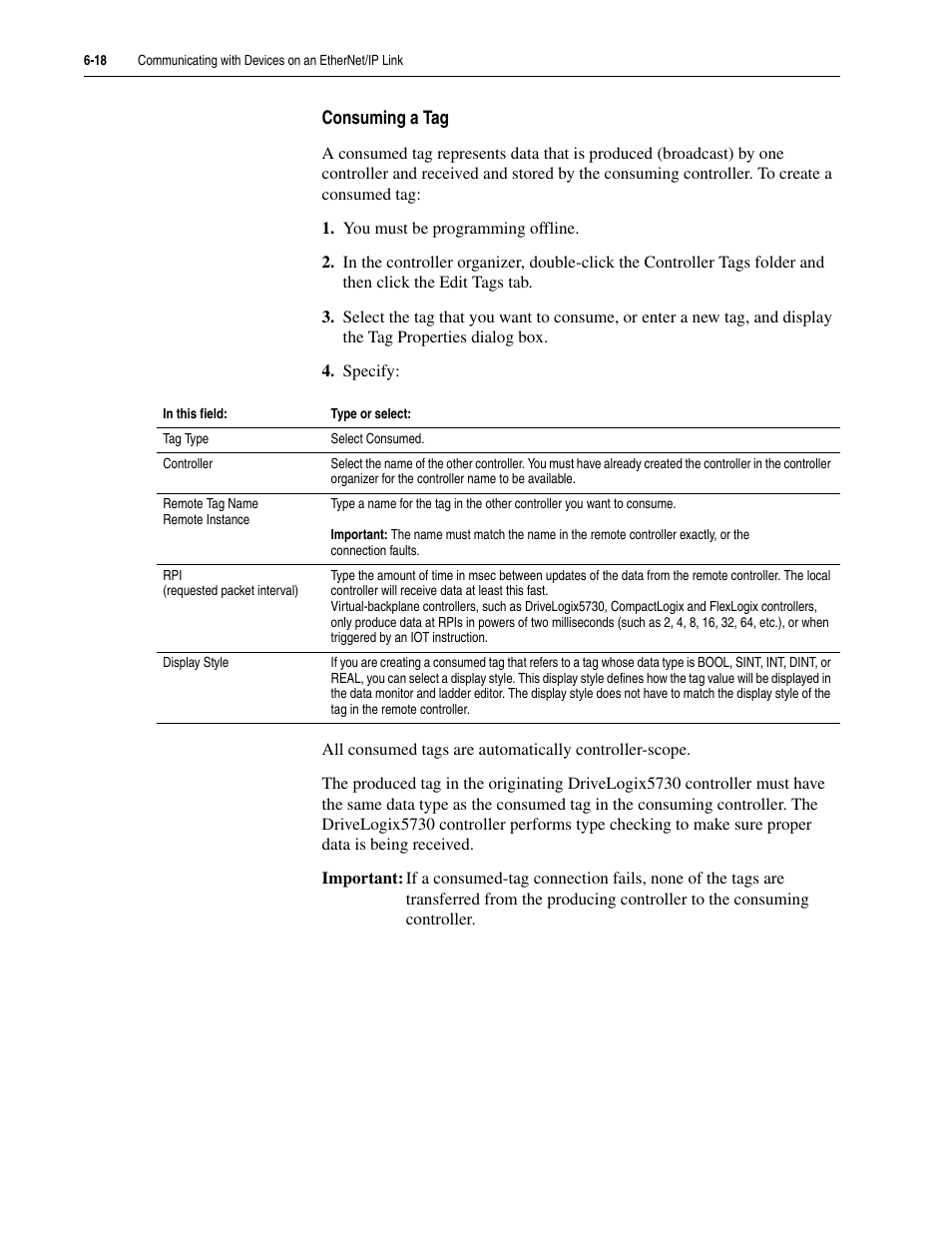 Rockwell Automation 5730 DriveLogix5730 Controller for PowerFlex 700S Drives with Phase II Control User Manual | Page 122 / 217