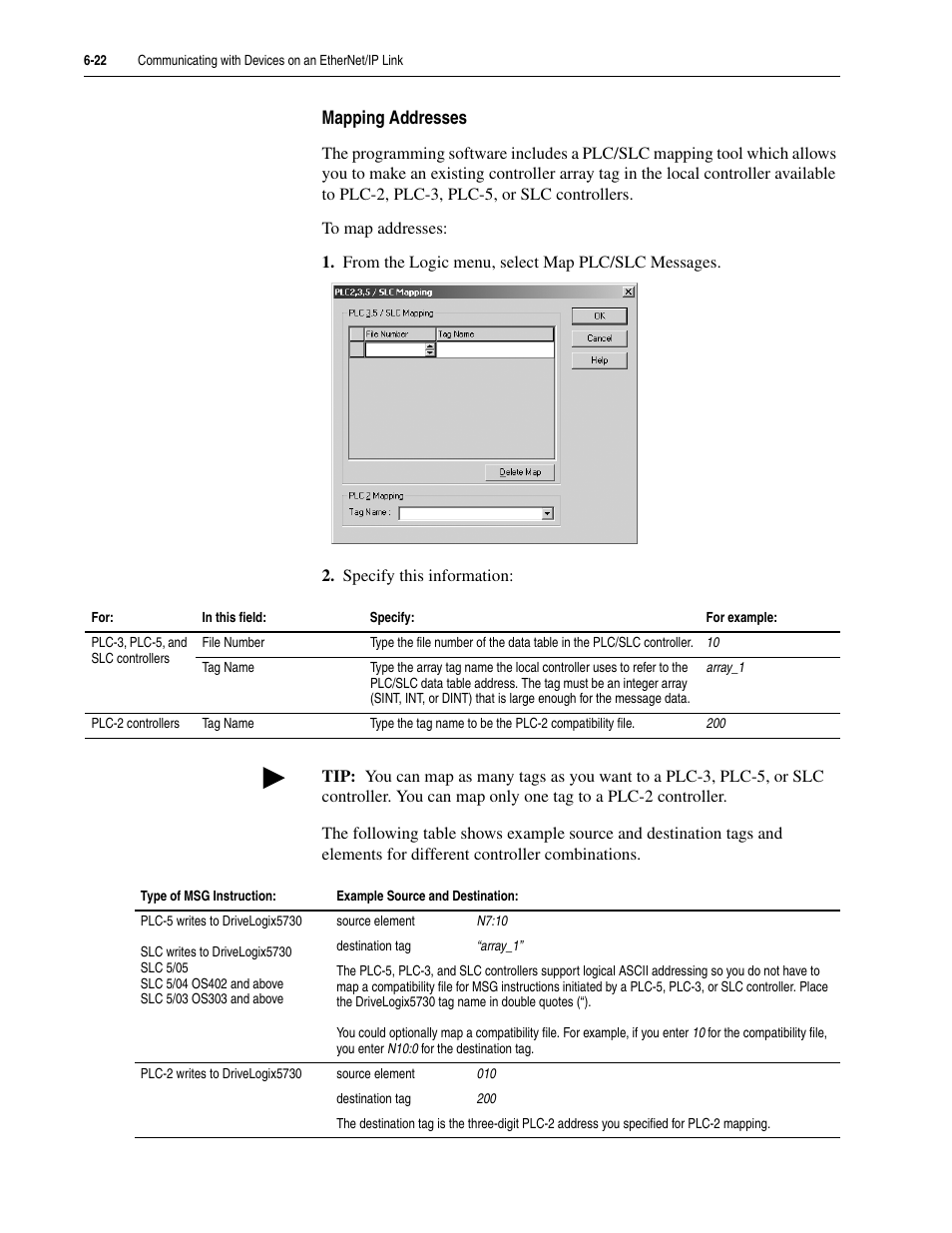 Rockwell Automation 5730 DriveLogix5730 Controller for PowerFlex 700S Drives with Phase II Control User Manual | Page 126 / 217