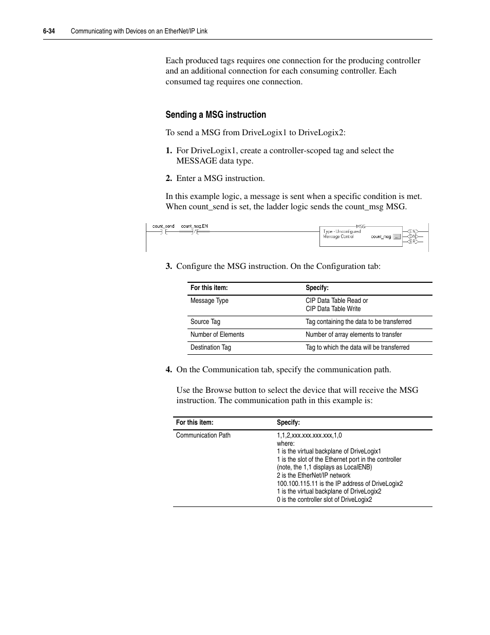 Rockwell Automation 5730 DriveLogix5730 Controller for PowerFlex 700S Drives with Phase II Control User Manual | Page 138 / 217