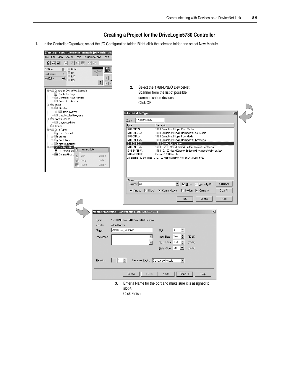 Rockwell Automation 5730 DriveLogix5730 Controller for PowerFlex 700S Drives with Phase II Control User Manual | Page 175 / 217