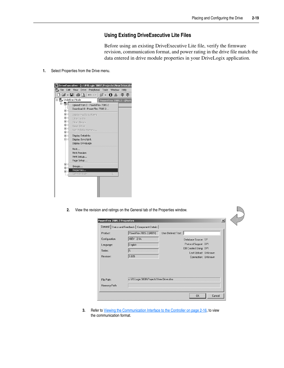 Rockwell Automation 5730 DriveLogix5730 Controller for PowerFlex 700S Drives with Phase II Control User Manual | Page 43 / 217