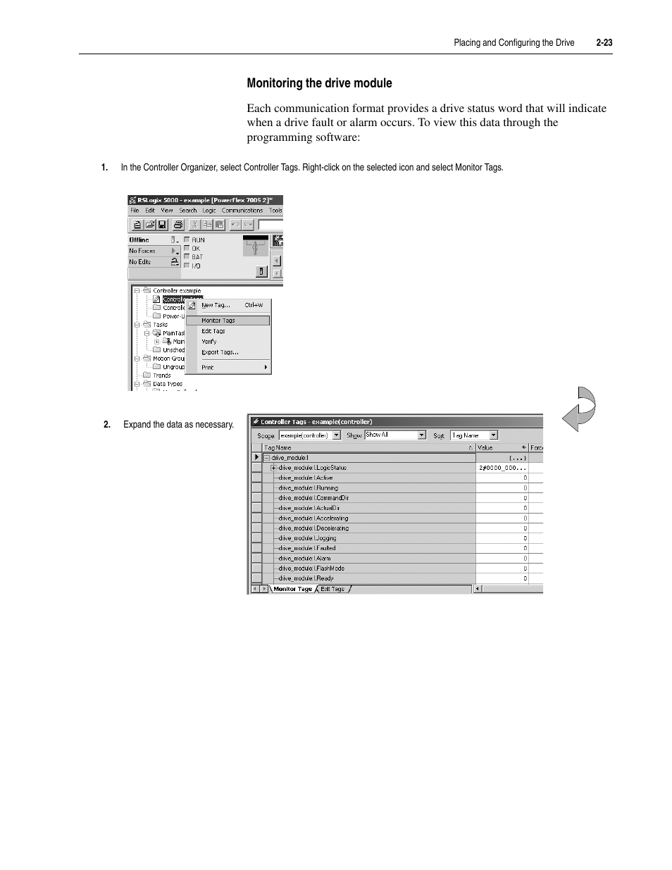 Rockwell Automation 5730 DriveLogix5730 Controller for PowerFlex 700S Drives with Phase II Control User Manual | Page 47 / 217