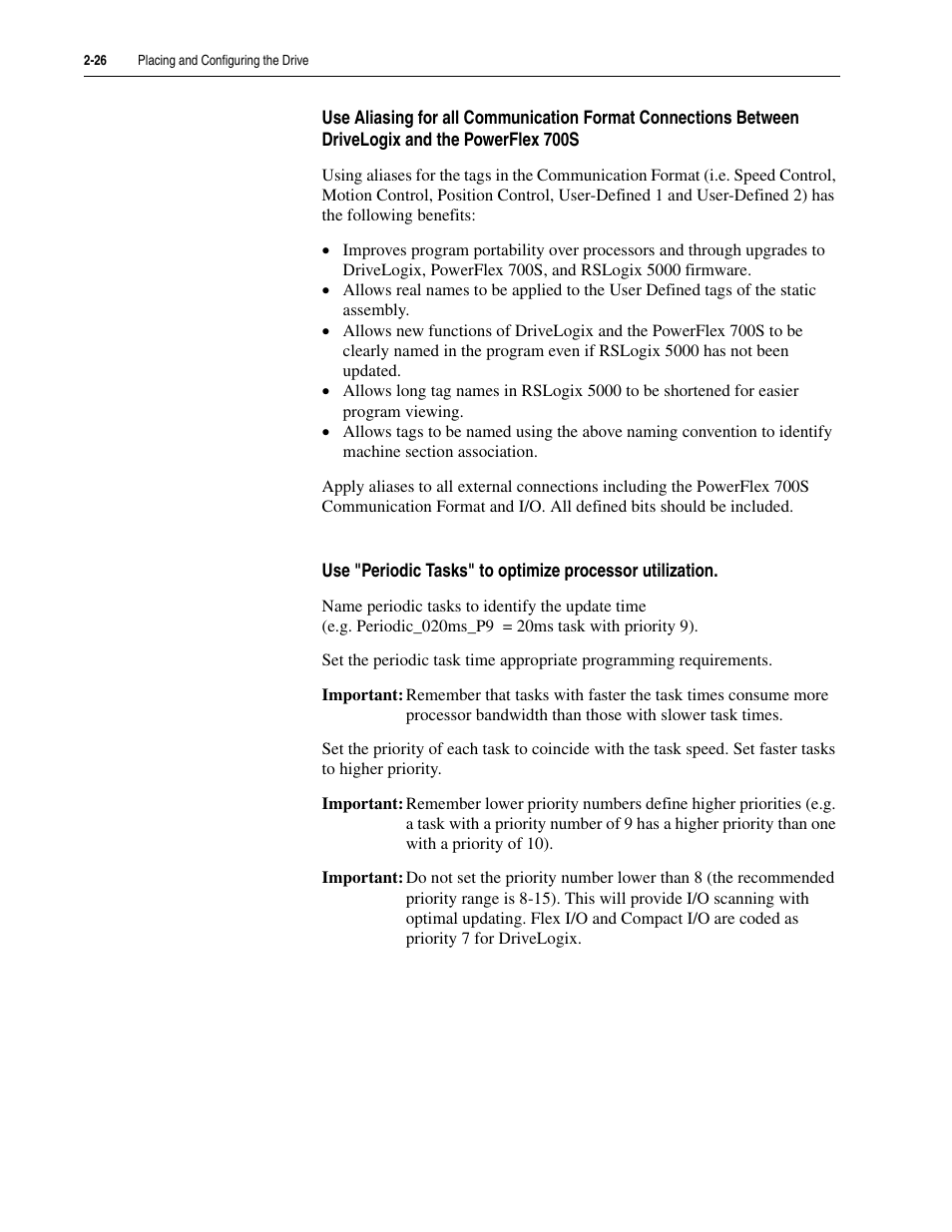 Rockwell Automation 5730 DriveLogix5730 Controller for PowerFlex 700S Drives with Phase II Control User Manual | Page 50 / 217