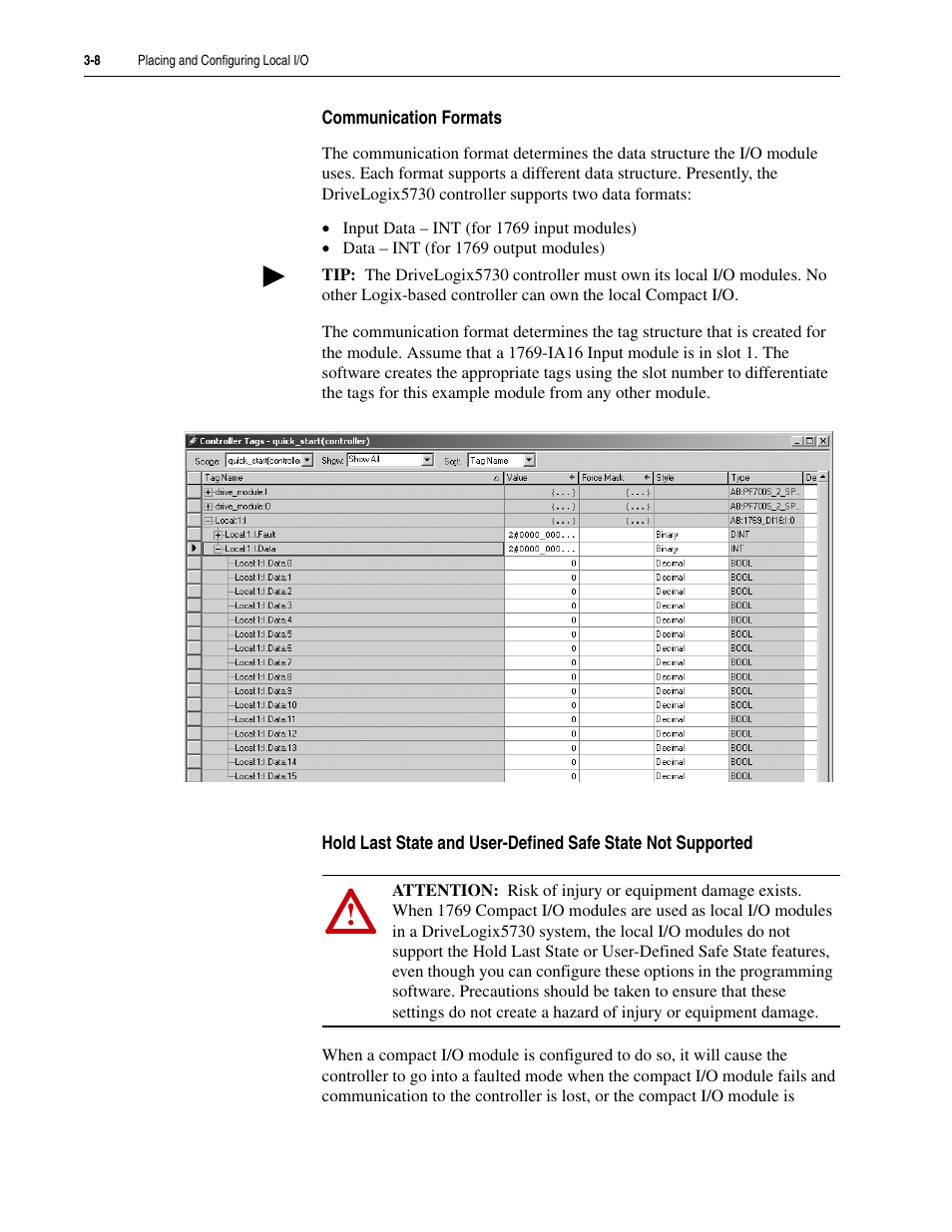 Rockwell Automation 5730 DriveLogix5730 Controller for PowerFlex 700S Drives with Phase II Control User Manual | Page 58 / 217