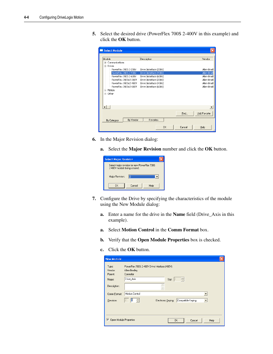 Rockwell Automation 5730 DriveLogix5730 Controller for PowerFlex 700S Drives with Phase II Control User Manual | Page 74 / 217