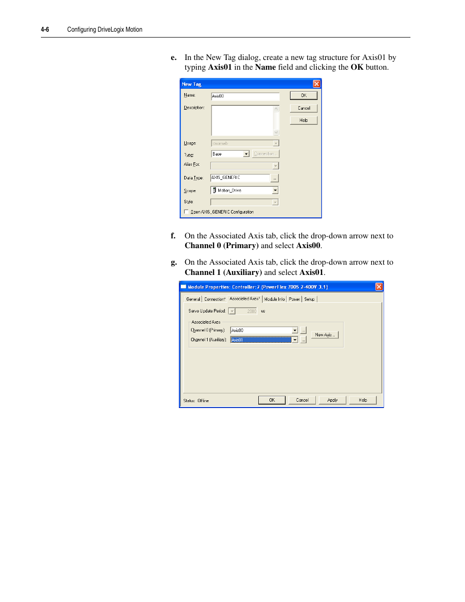 Rockwell Automation 5730 DriveLogix5730 Controller for PowerFlex 700S Drives with Phase II Control User Manual | Page 76 / 217