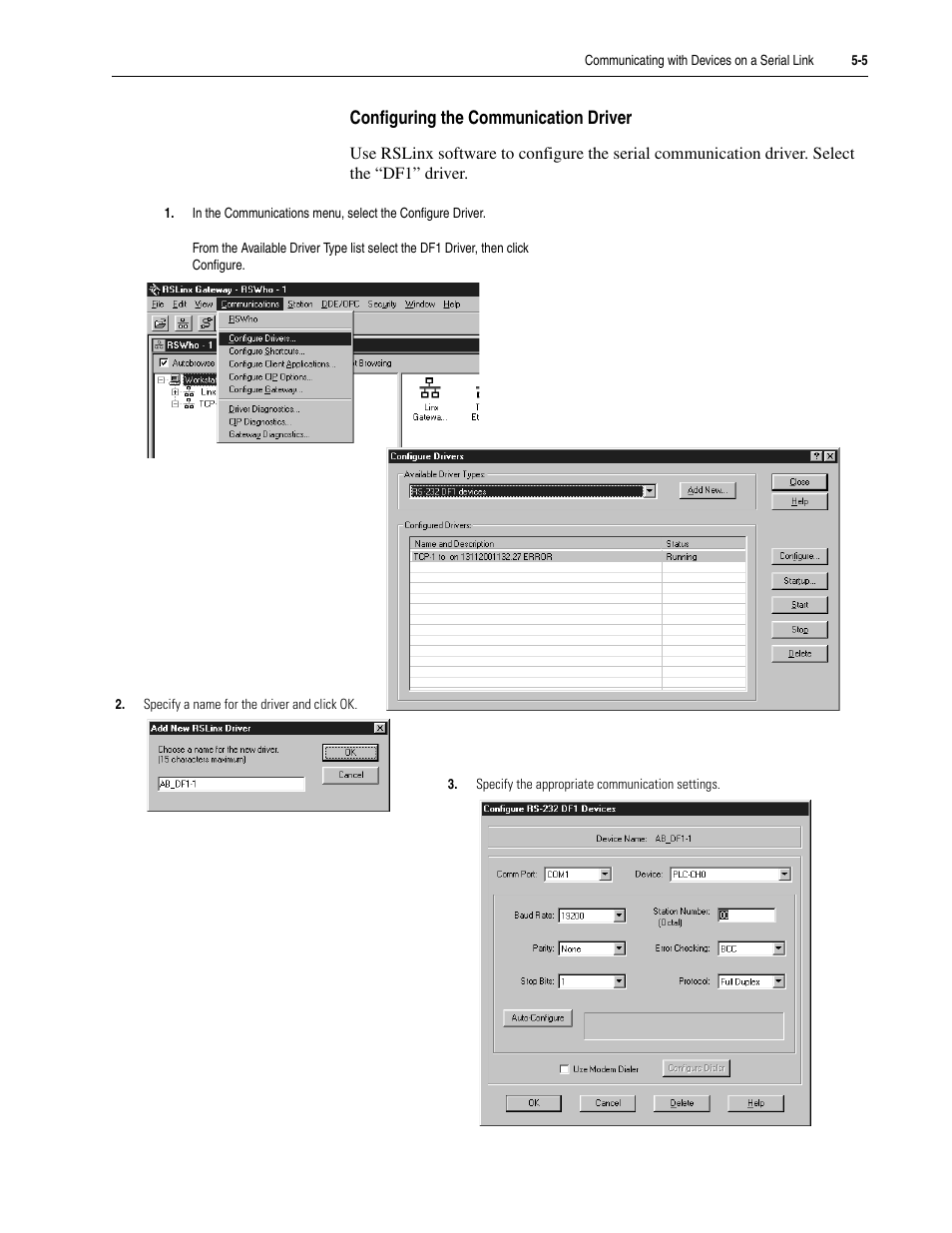 Rockwell Automation 5730 DriveLogix5730 Controller for PowerFlex 700S Drives with Phase II Control User Manual | Page 97 / 217