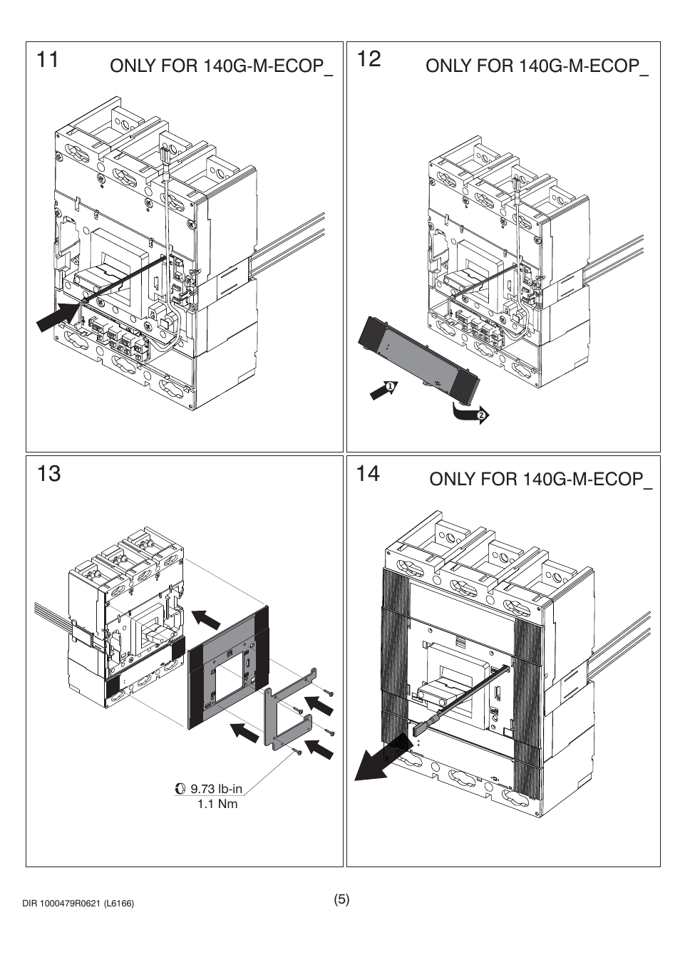 Rockwell Automation 140U K-Frame CB Alarm Switch and Alarm /Auxiliary Switch Combination User Manual | Page 5 / 10