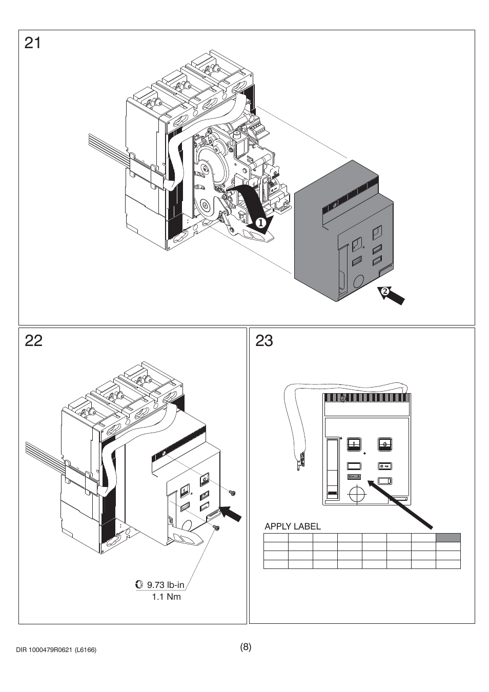 Rockwell Automation 140U K-Frame CB Alarm Switch and Alarm /Auxiliary Switch Combination User Manual | Page 8 / 10