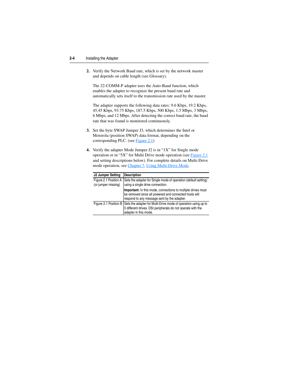 Rockwell Automation 22-COMM-P PowerFlex Profibus Adapter User Manual | Page 20 / 116