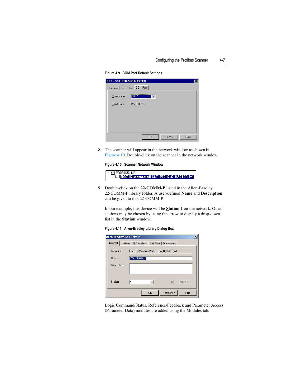 Figure 4.9 | Rockwell Automation 22-COMM-P PowerFlex Profibus Adapter User Manual | Page 45 / 116