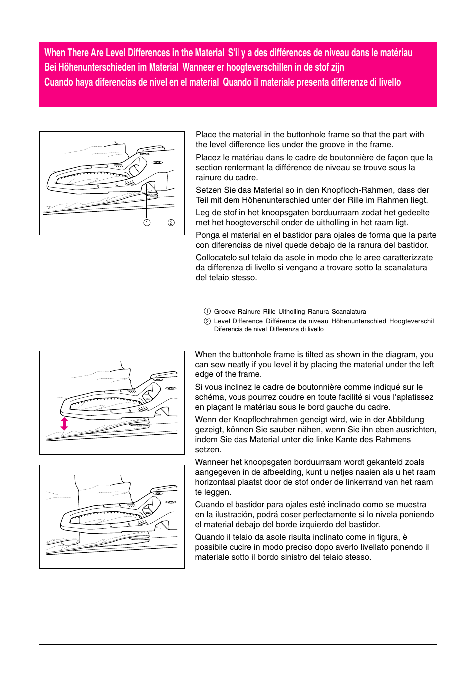 Brother Button Hole Kit User Manual | Page 25 / 26