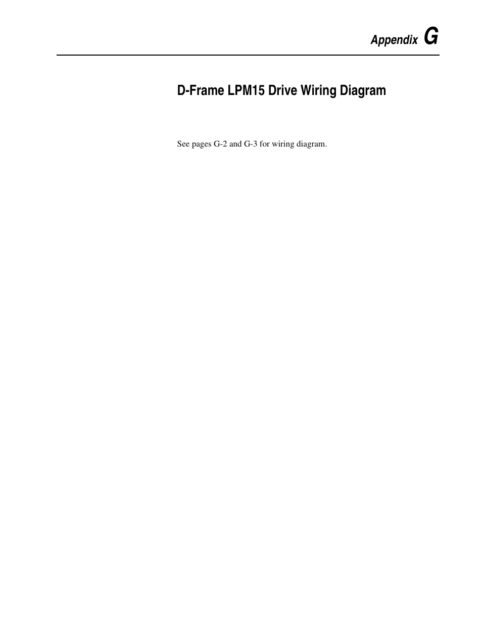 Appendix g, D-frame lpm15 drive wiring diagram | Rockwell Automation 20M LPM15 Liquid-Cooled Adjustable Frequency AC Drive FRN 2.xxx User Manual | Page 133 / 148