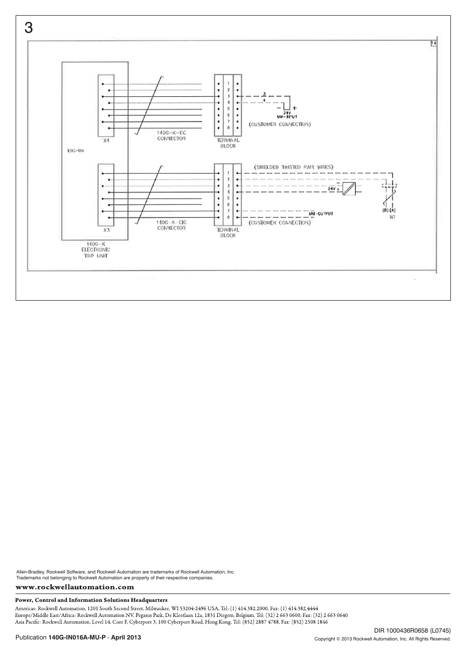 Rockwell Automation 140U N-Frame Circuti Breakers Instruction Leaflet for N-Frame Circuit Breakers User Manual | Page 2 / 2