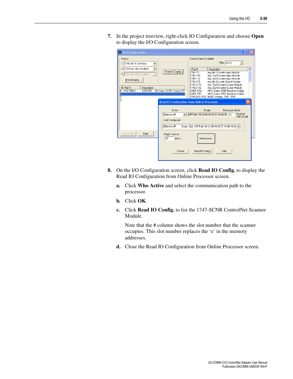 Rockwell Automation 20-COMM-Q ControlNet Adapter User Manual | Page 113 / 270