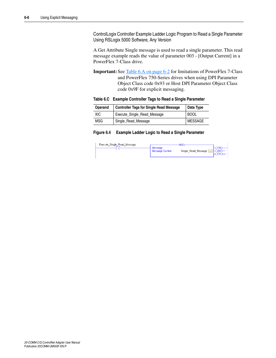 Rockwell Automation 20-COMM-Q ControlNet Adapter User Manual | Page 134 / 270
