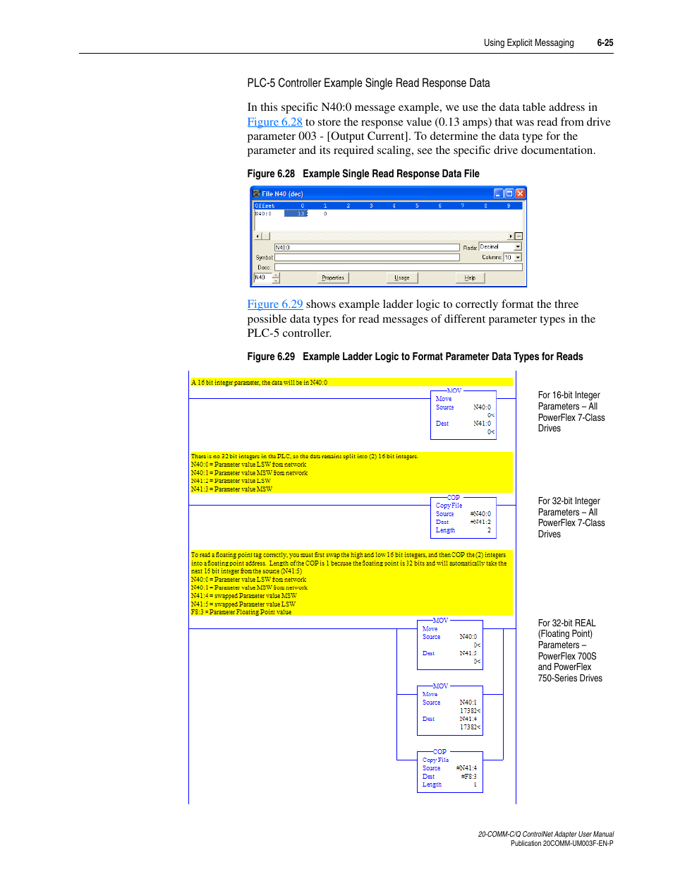 Rockwell Automation 20-COMM-Q ControlNet Adapter User Manual | Page 153 / 270