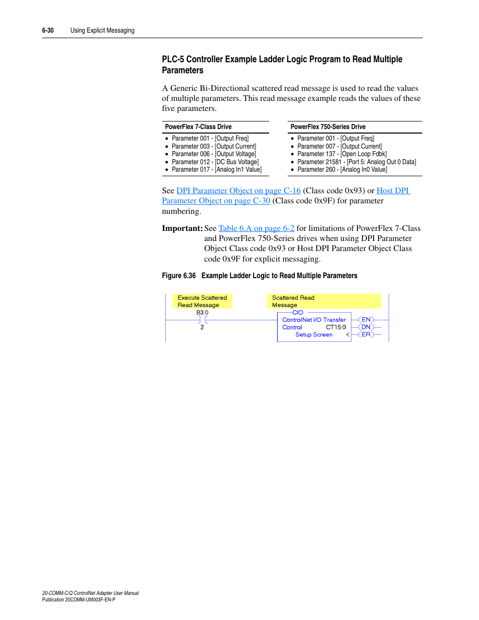 Rockwell Automation 20-COMM-Q ControlNet Adapter User Manual | Page 158 / 270