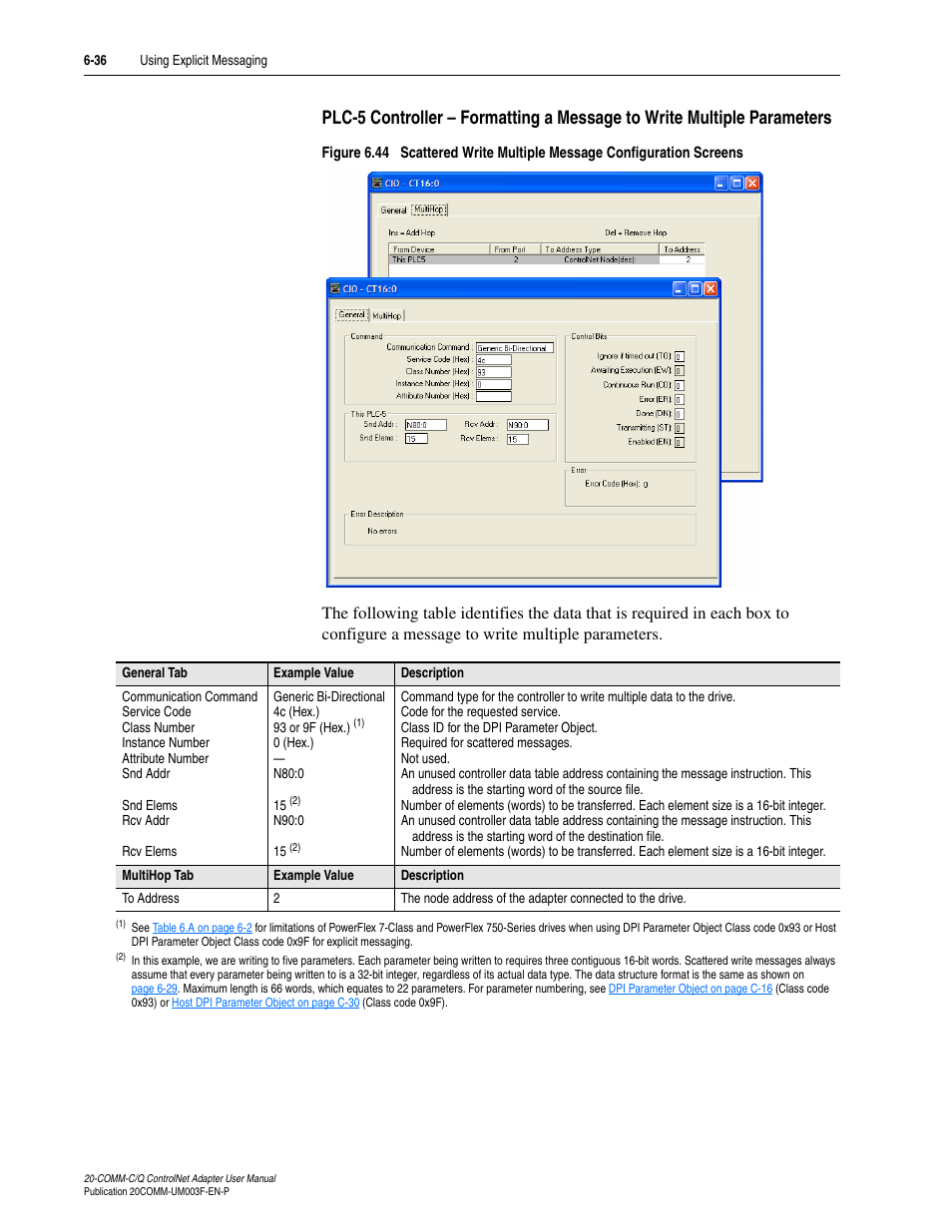 Rockwell Automation 20-COMM-Q ControlNet Adapter User Manual | Page 164 / 270
