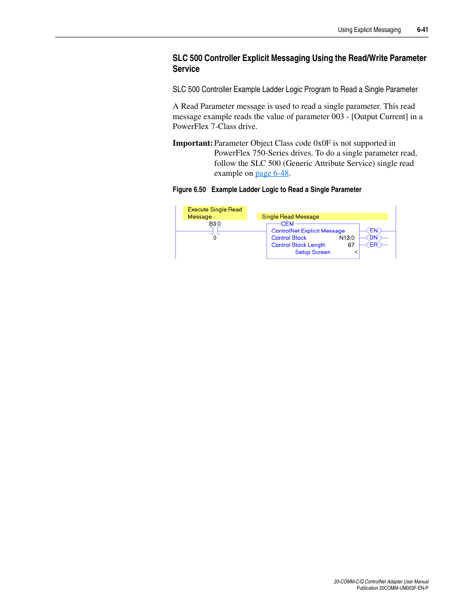 Rockwell Automation 20-COMM-Q ControlNet Adapter User Manual | Page 169 / 270