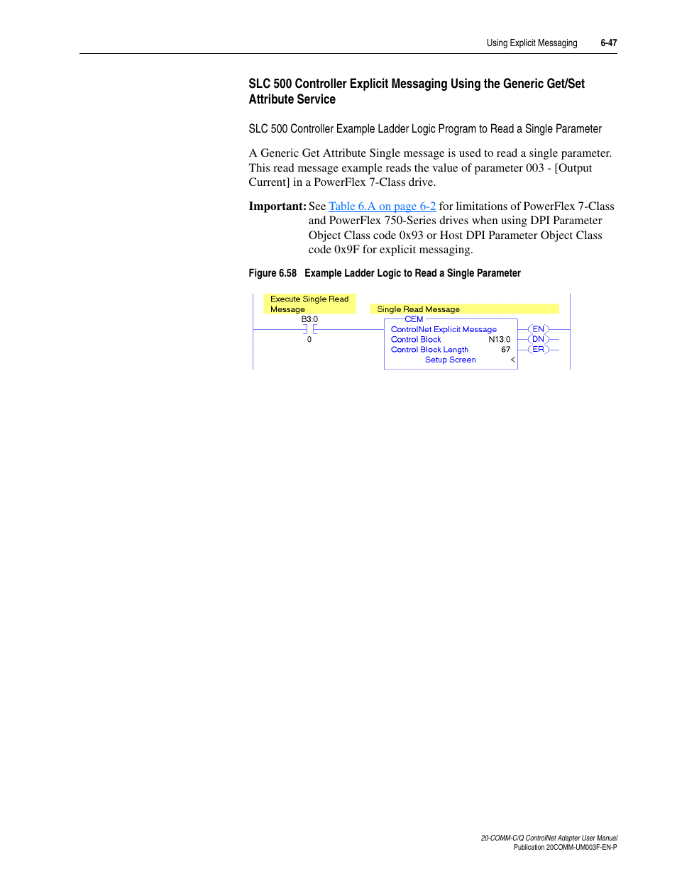 Rockwell Automation 20-COMM-Q ControlNet Adapter User Manual | Page 175 / 270