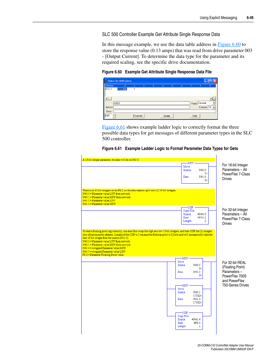Rockwell Automation 20-COMM-Q ControlNet Adapter User Manual | Page 177 / 270