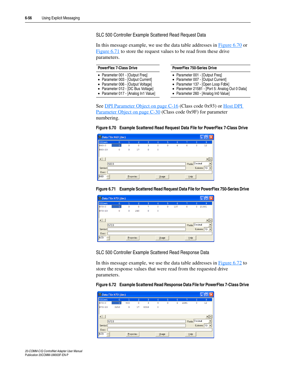 Rockwell Automation 20-COMM-Q ControlNet Adapter User Manual | Page 184 / 270