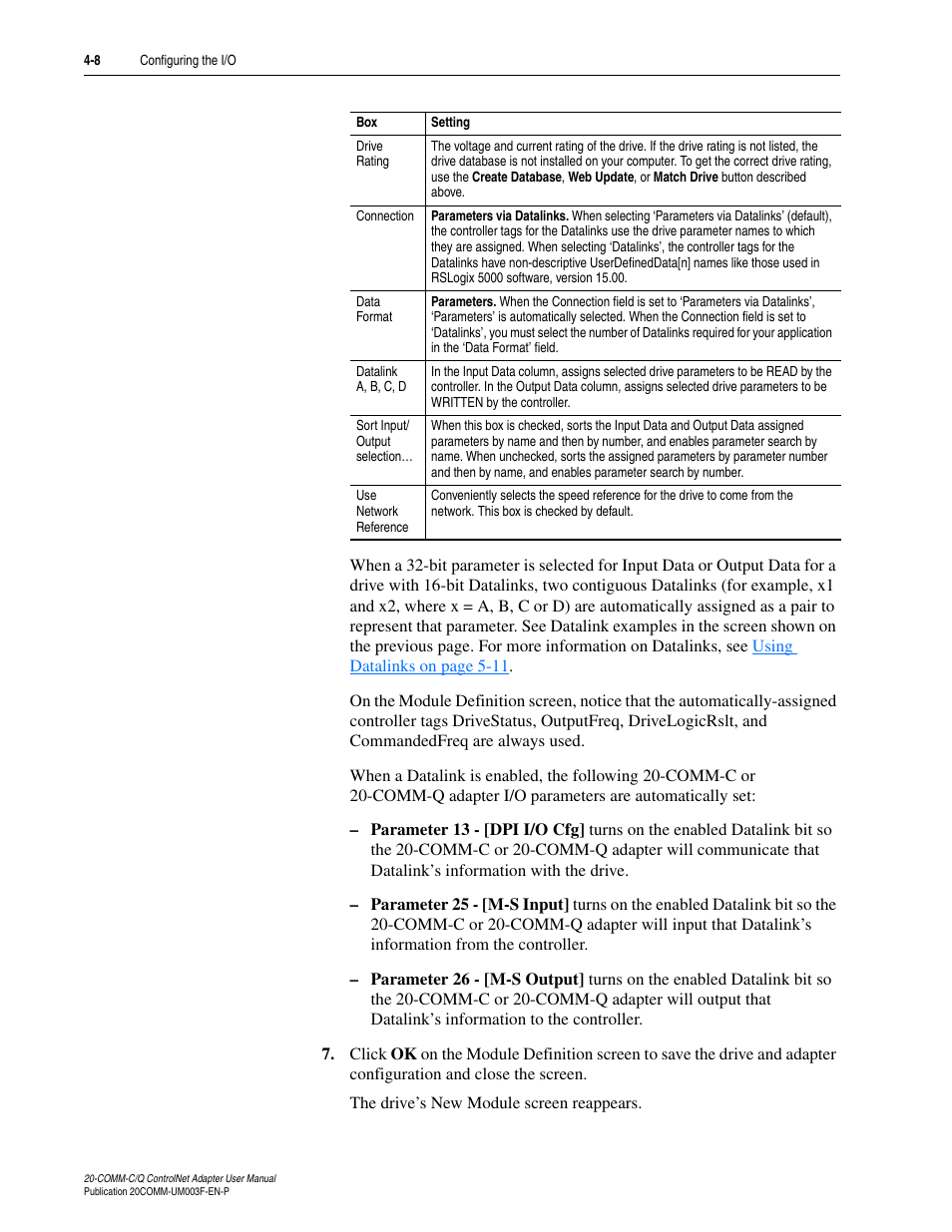 Rockwell Automation 20-COMM-Q ControlNet Adapter User Manual | Page 44 / 270