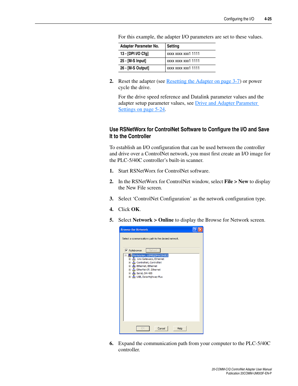 There is no need to | Rockwell Automation 20-COMM-Q ControlNet Adapter User Manual | Page 61 / 270