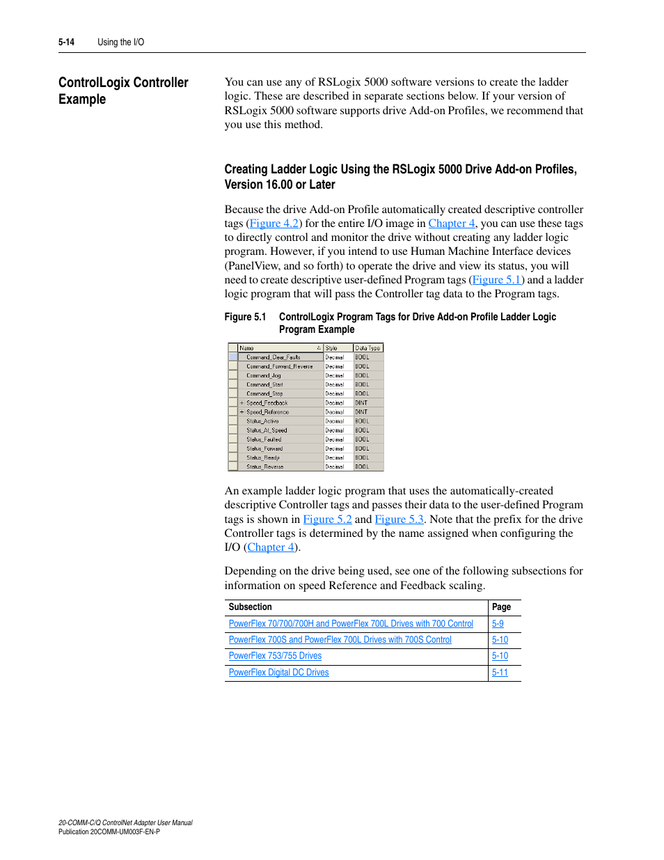 Controllogix controller example, Controllogix controller example -14 | Rockwell Automation 20-COMM-Q ControlNet Adapter User Manual | Page 88 / 270