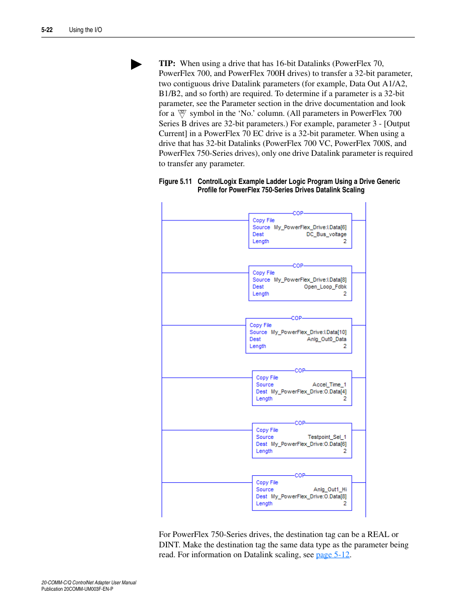 Rockwell Automation 20-COMM-Q ControlNet Adapter User Manual | Page 96 / 270