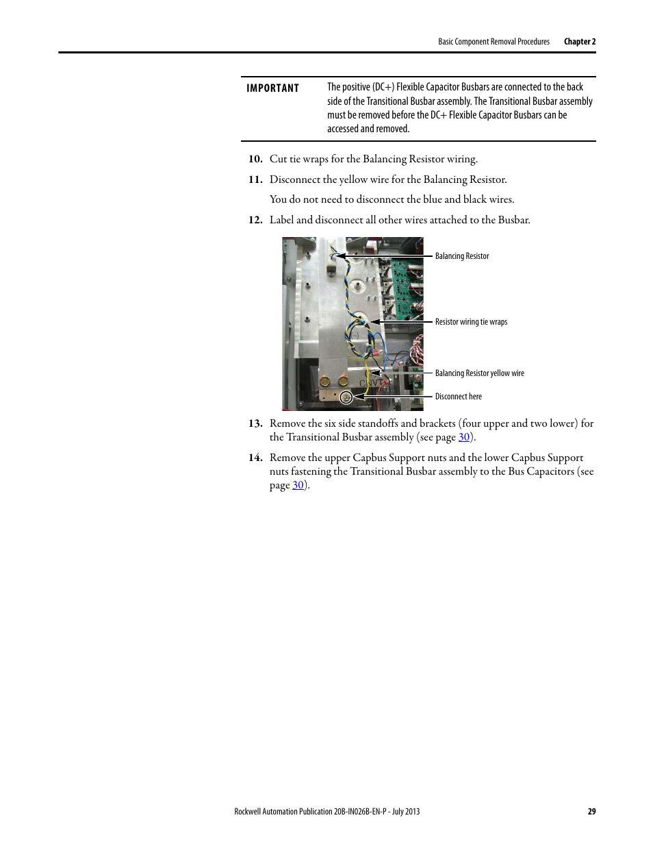 Rockwell Automation 20B PowerFlex 700 Drives - Frame 10 Components Replacement User Manual | Page 29 / 88