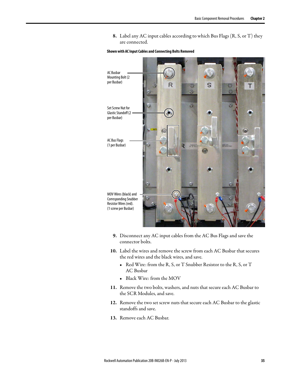 Rockwell Automation 20B PowerFlex 700 Drives - Frame 10 Components Replacement User Manual | Page 35 / 88