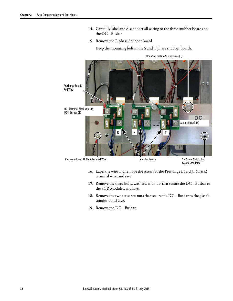 Rockwell Automation 20B PowerFlex 700 Drives - Frame 10 Components Replacement User Manual | Page 36 / 88