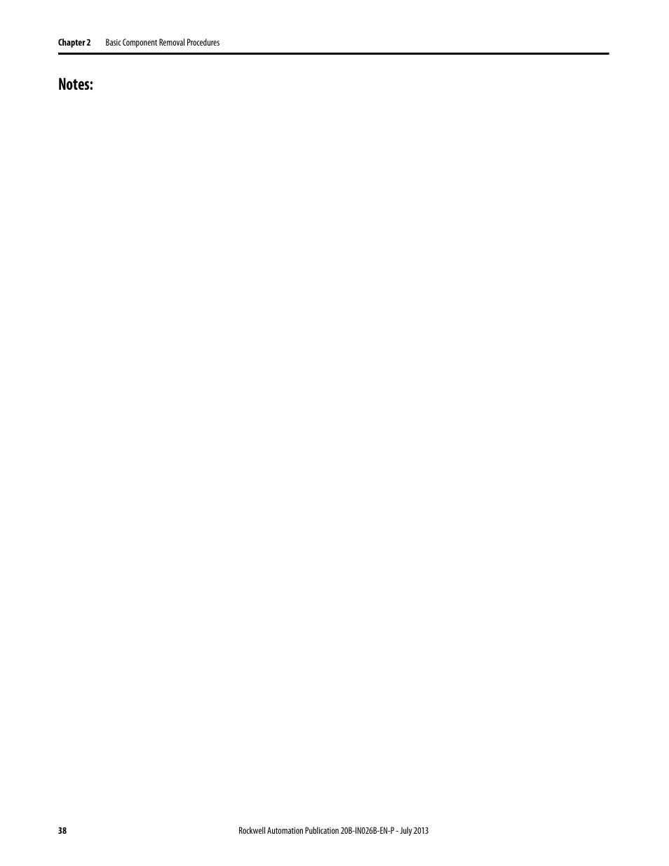 Rockwell Automation 20B PowerFlex 700 Drives - Frame 10 Components Replacement User Manual | Page 38 / 88