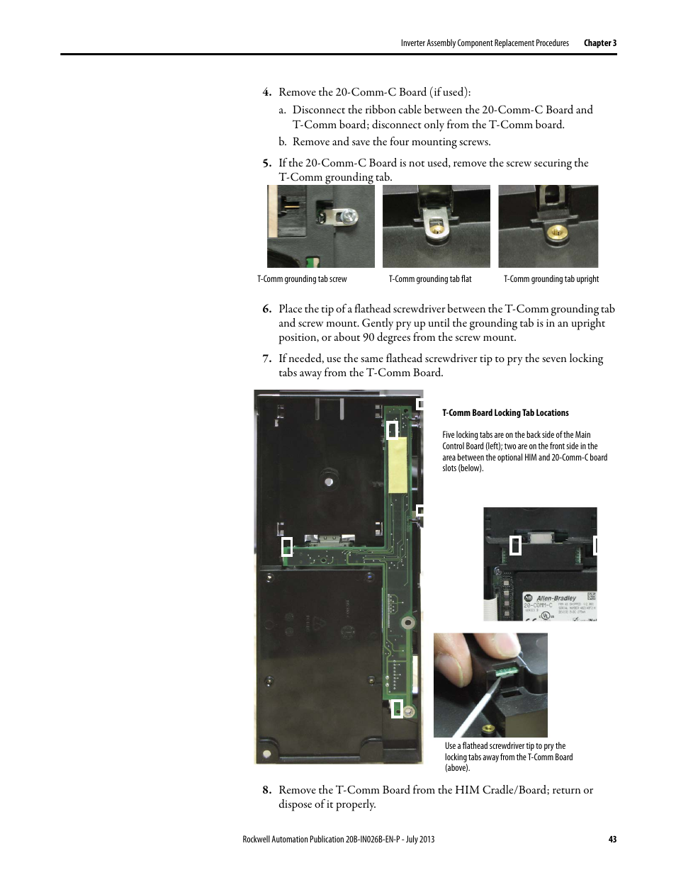 Rockwell Automation 20B PowerFlex 700 Drives - Frame 10 Components Replacement User Manual | Page 43 / 88