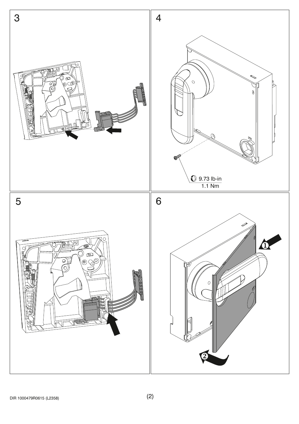 Rockwell Automation 140G-M-EAM1A Early Marking Aux Cont for Rotary Handle Oper. Mech. - 140G-M User Manual | Page 2 / 4