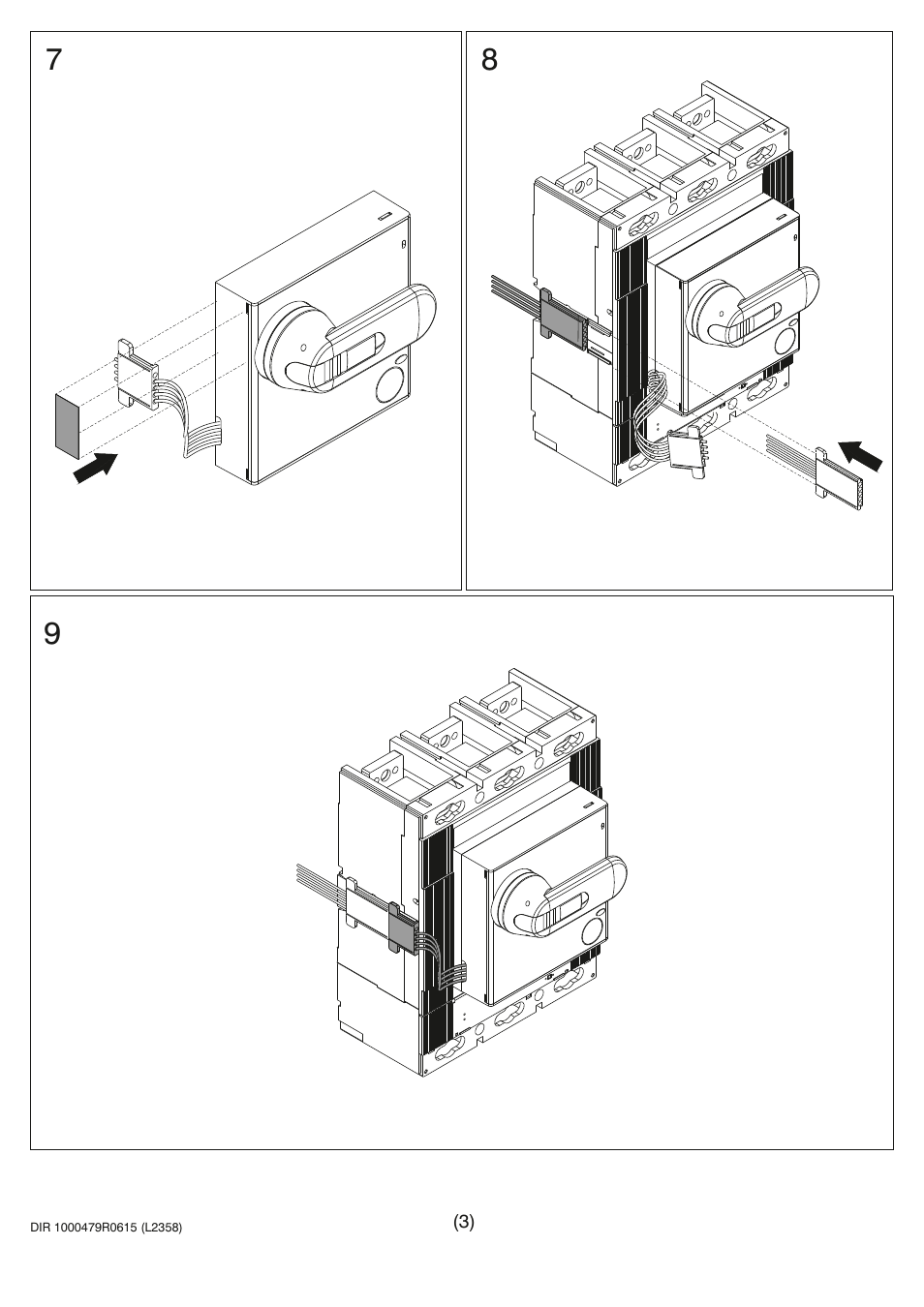 Rockwell Automation 140G-M-EAM1A Early Marking Aux Cont for Rotary Handle Oper. Mech. - 140G-M User Manual | Page 3 / 4