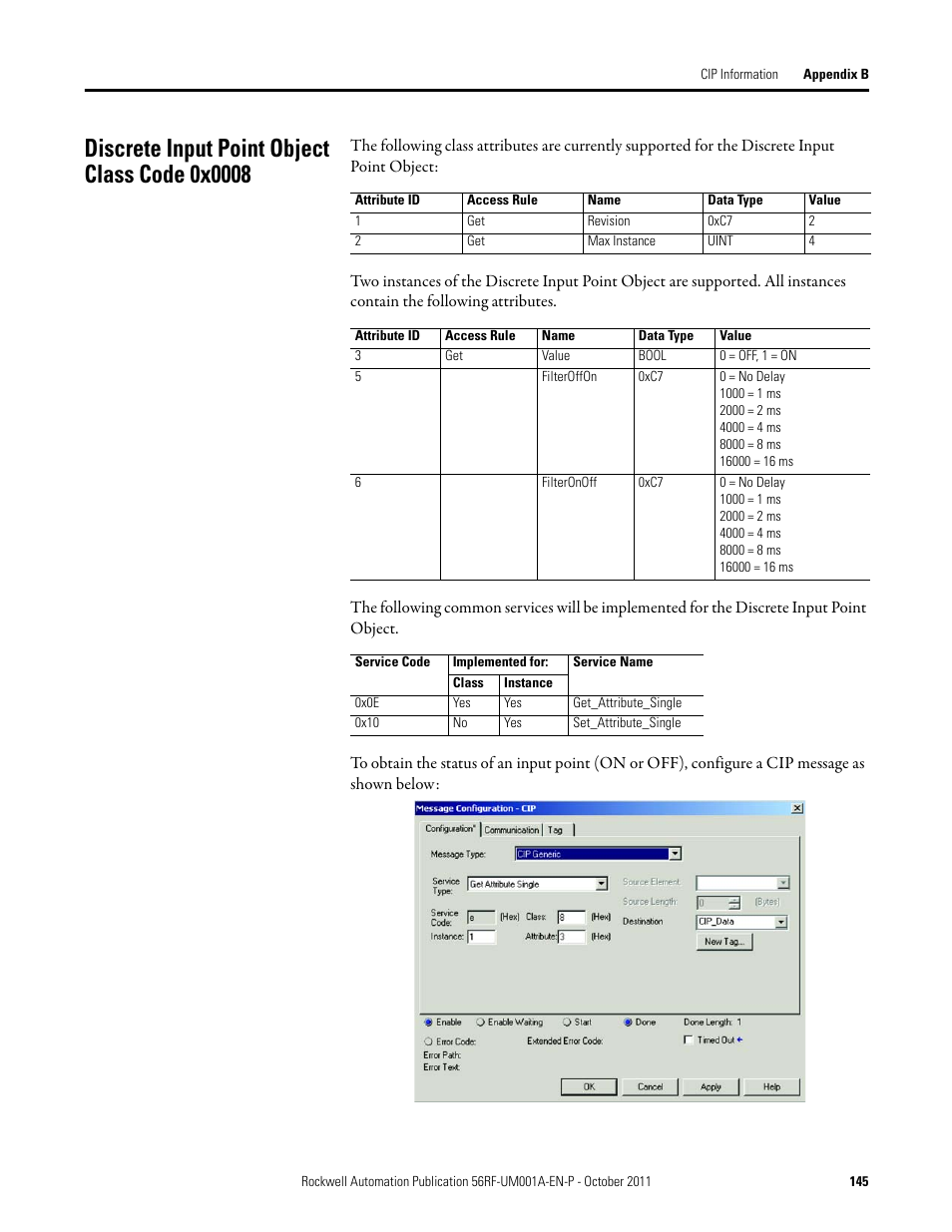 Rockwell Automation 56RF RFID System User Manual User Manual | Page 145 / 156