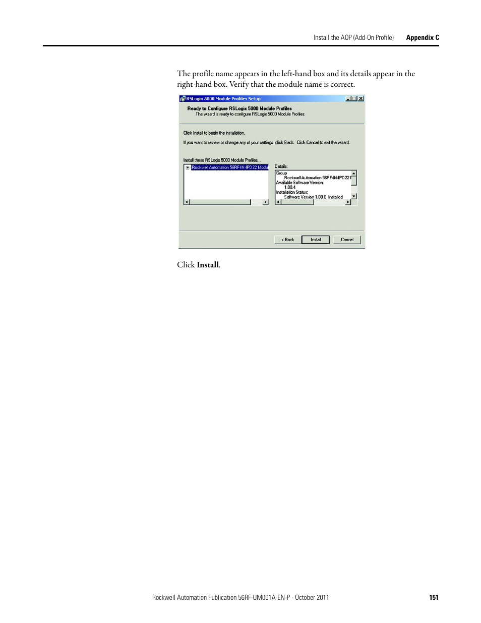 Rockwell Automation 56RF RFID System User Manual User Manual | Page 151 / 156