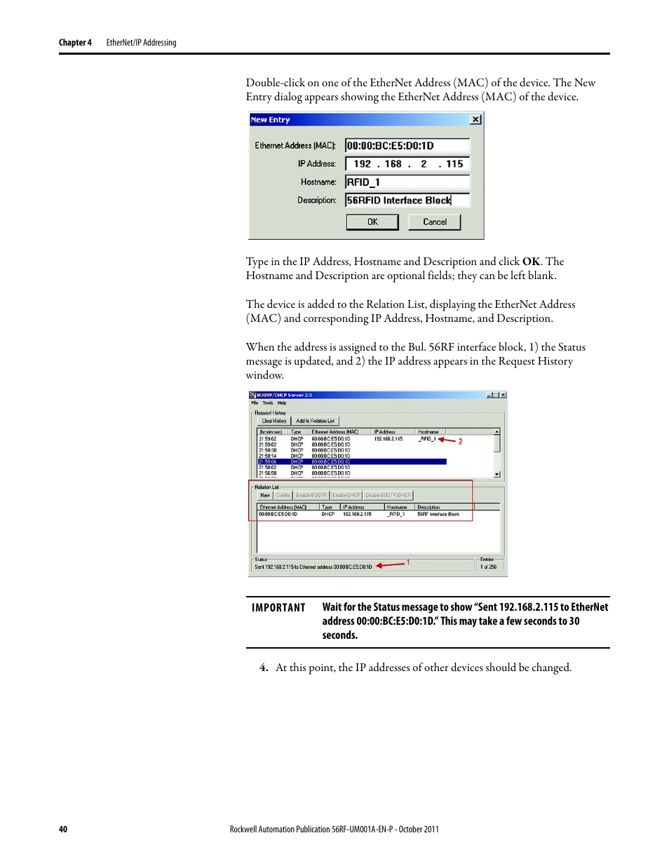 Rockwell Automation 56RF RFID System User Manual User Manual | Page 40 / 156