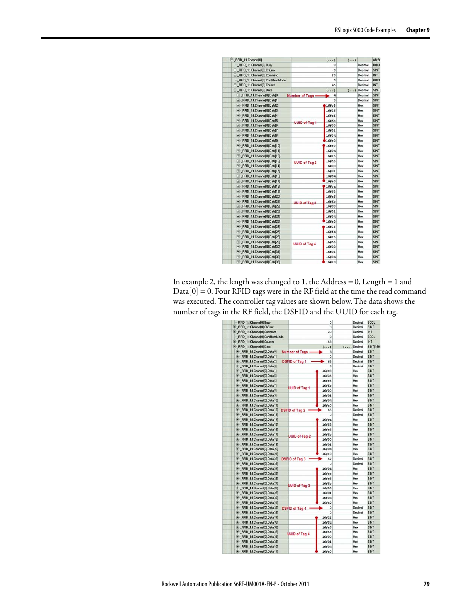 Rockwell Automation 56RF RFID System User Manual User Manual | Page 79 / 156