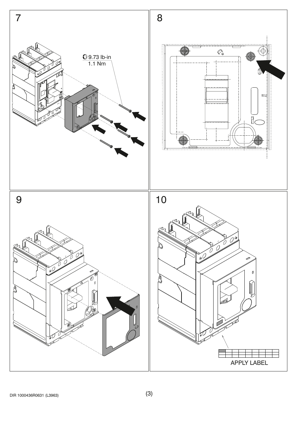 Rockwell Automation 140G-K-TPA Padlock Adapter User Manual | Page 3 / 4